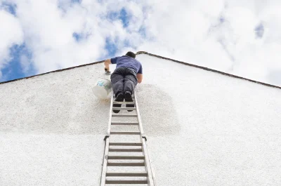 Peinture extérieure à Feuguerolles — façades et ravalement